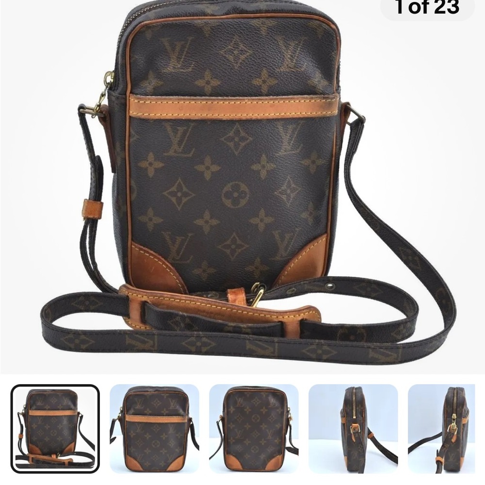 Authentic Louis Vuitton
Monogram Danube Shoulder Cross Body Bag M45266 LV